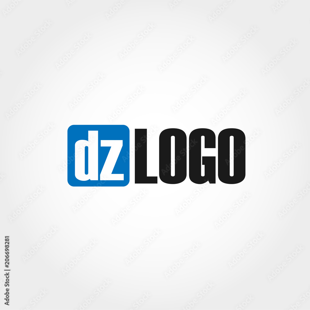 Initial Letter DZ Logo Template Vector Design Initial Letter DZ Logo Template Vector Design