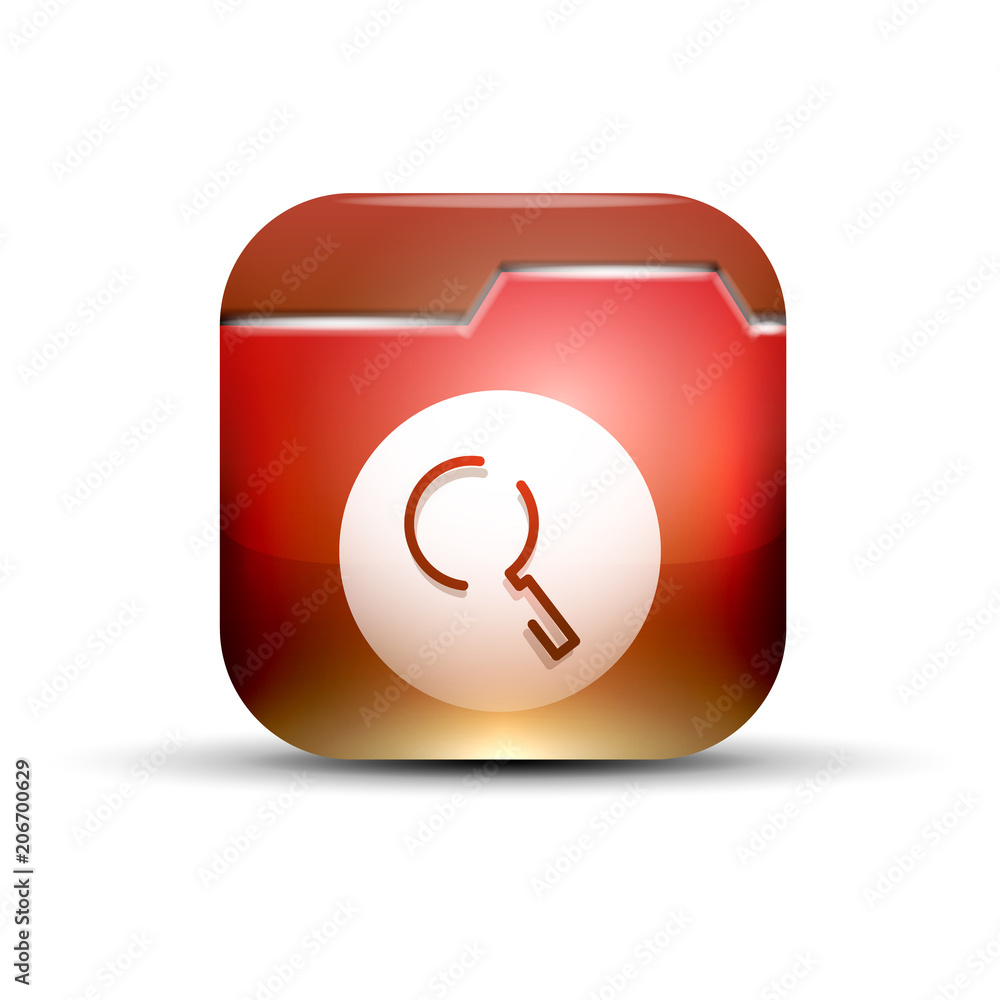Search magnifyier web button, magnify icon. Modern magnifying glass sign, web site design or mobile app Search magnifyier web button, magnify icon. Modern magnifying glass sign, web site design or mobile app