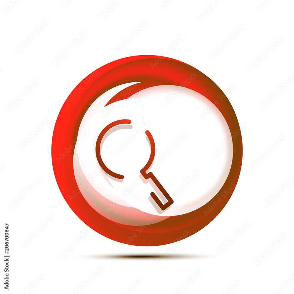 Search magnifyier web button, magnify icon. Modern magnifying glass sign, web site design or mobile app Search magnifyier web button, magnify icon. Modern magnifying glass sign, web site design or mobile app