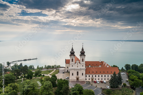 aerial landscape of Tihany