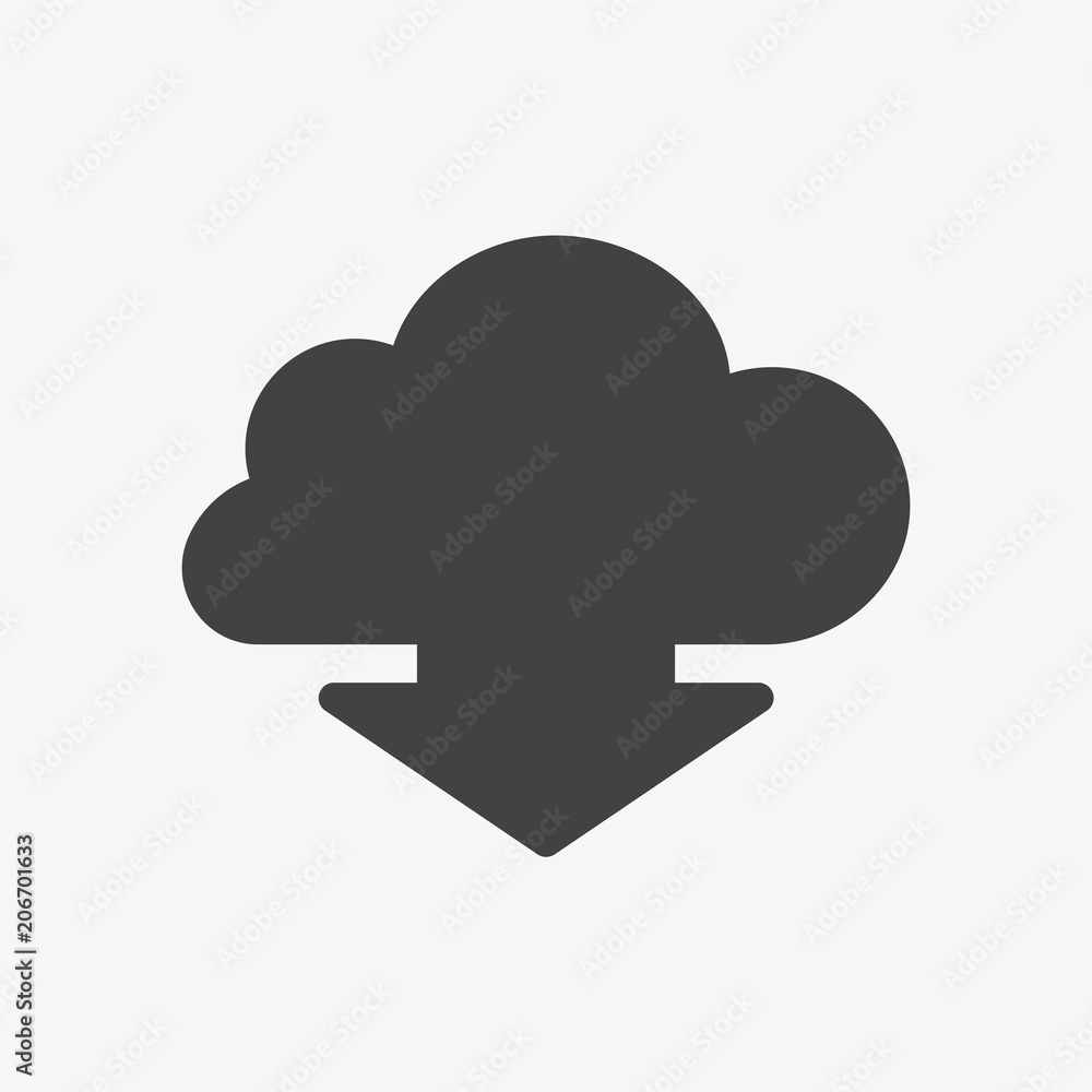 Download icon, arrows icon. Glyph, Solid style Download icon, arrows icon. Glyph, Solid style