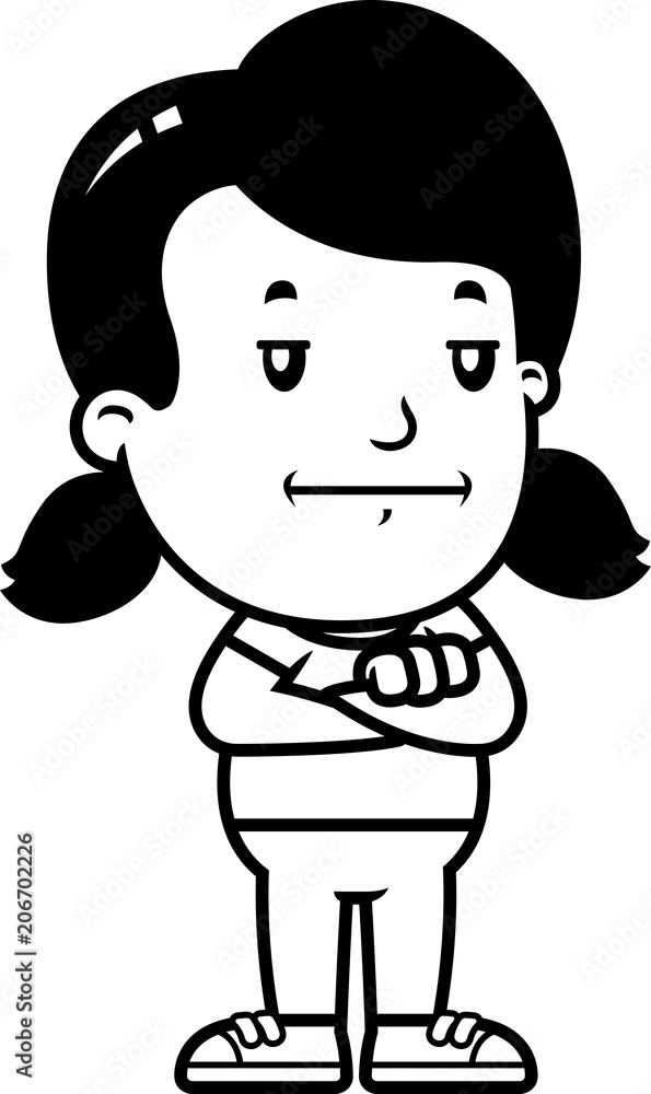 Cartoon Girl Bored Cartoon Girl Bored