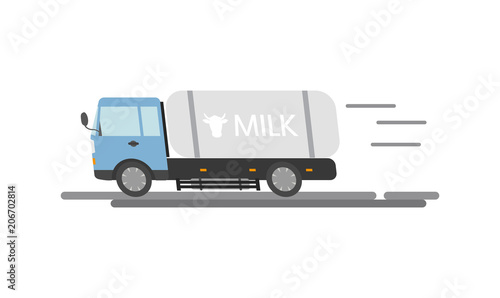 Vector delivery milk-carrier.