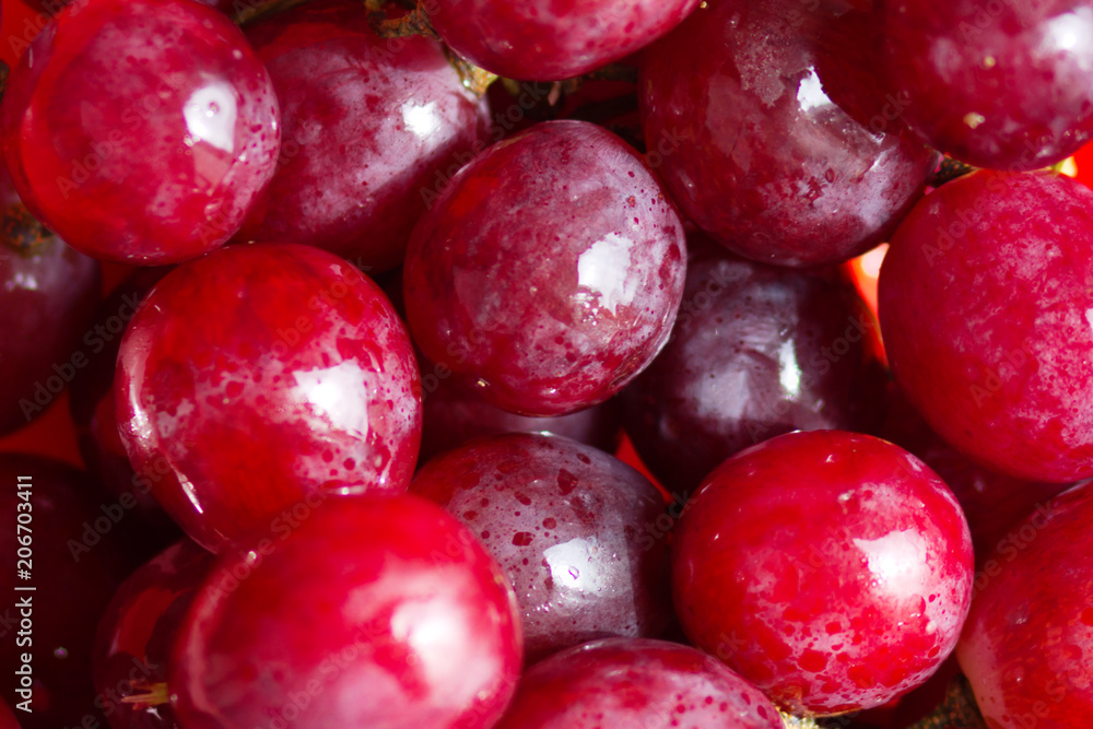background red large bright grapes background red large bright grapes