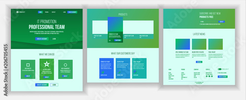 Main Web Page Design Vector. Website Business Screen. Landing Template. Innovation Idea. Engineer Device. Workflow Organisation. Design Business.Illustration