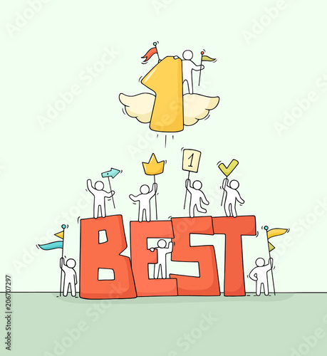 people with word Best and number one