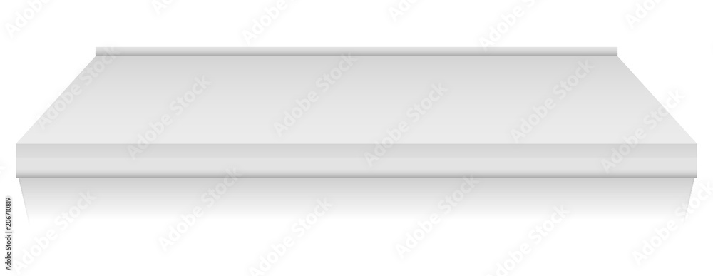 Canopy mockup. Realistic illustration of canopy vector mockup for web design isolated on white background Canopy mockup. Realistic illustration of canopy vector mockup for web design isolated on white background