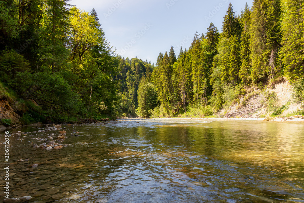 Die Ammerschlucht am Schleierfall Die Ammerschlucht am Schleierfall