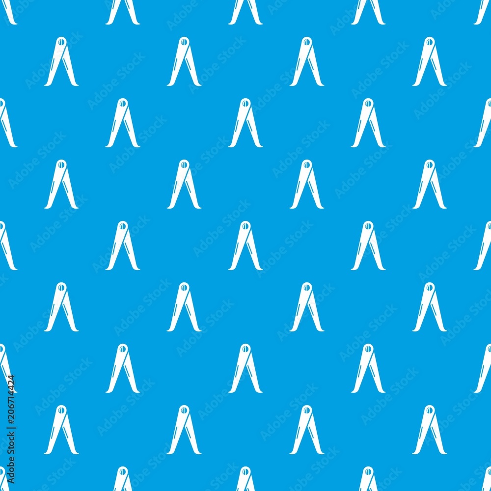 Plastic compasse pattern vector seamless blue repeat for any use