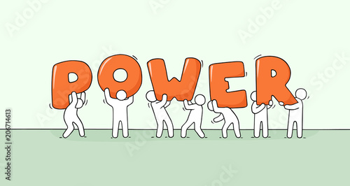working little people with big word Power.