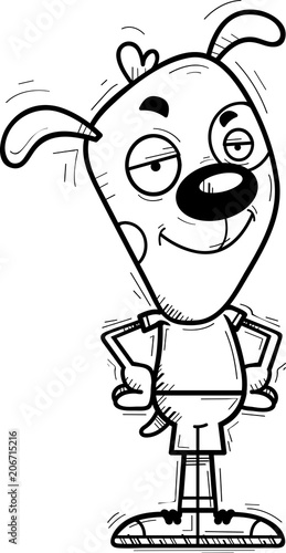 Confident Cartoon Dog