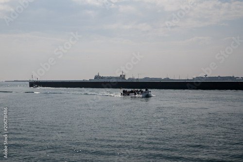 Einbooten auf Helgoland