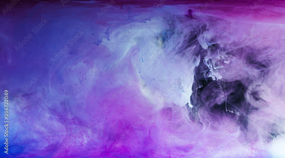 abstract blue, white and purple artistic background with flowing paint abstract blue, white and purple artistic background with flowing paint
