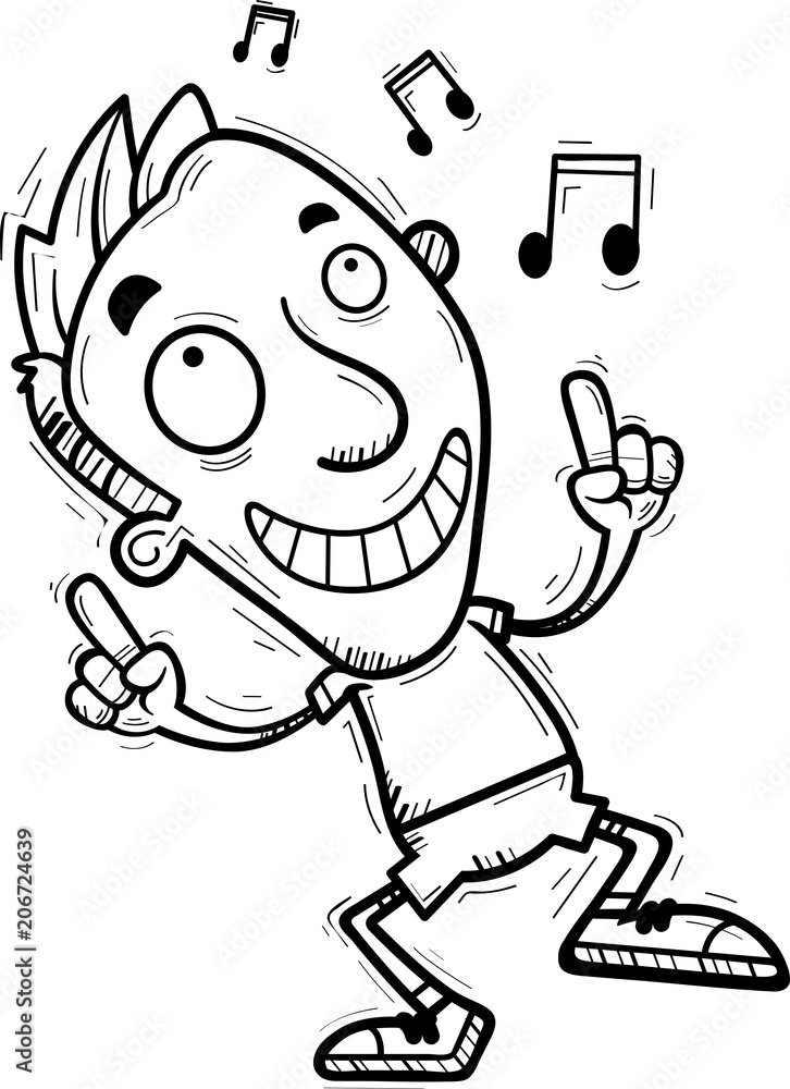 Cartoon Man Dancing Cartoon Man Dancing