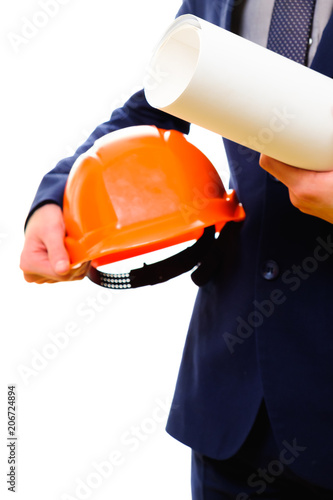 Concept, businessman builde...