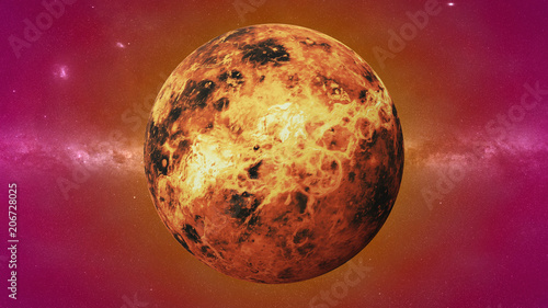 Fototapeta Naklejka Na Ścianę i Meble -  planet Venus, the second planet from the Sun, planet in the Solar System