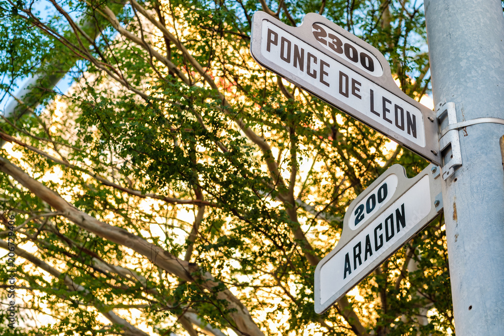 Obraz premium Coral Gables Cityscape