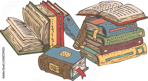 Stack of Old Books