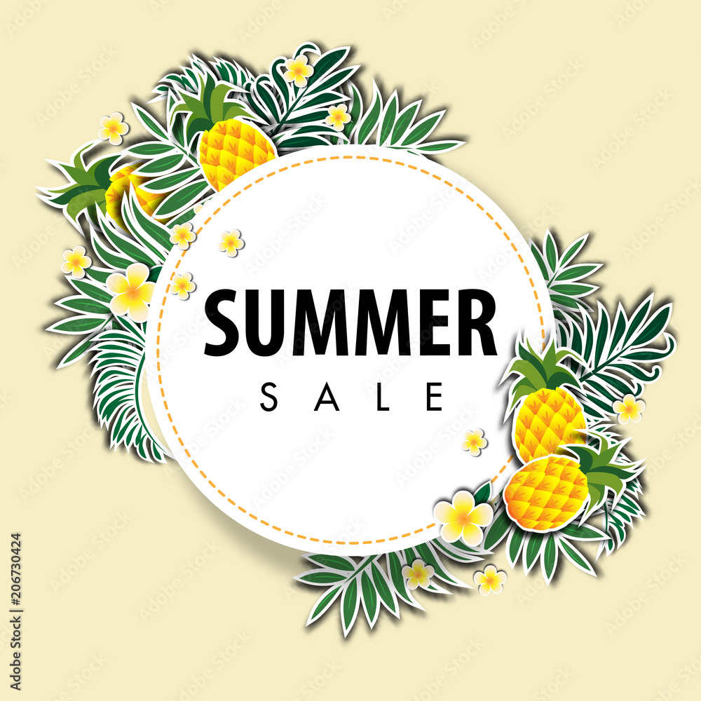 Summer sale background vector illustration sale off template Summer sale background vector illustration sale off template