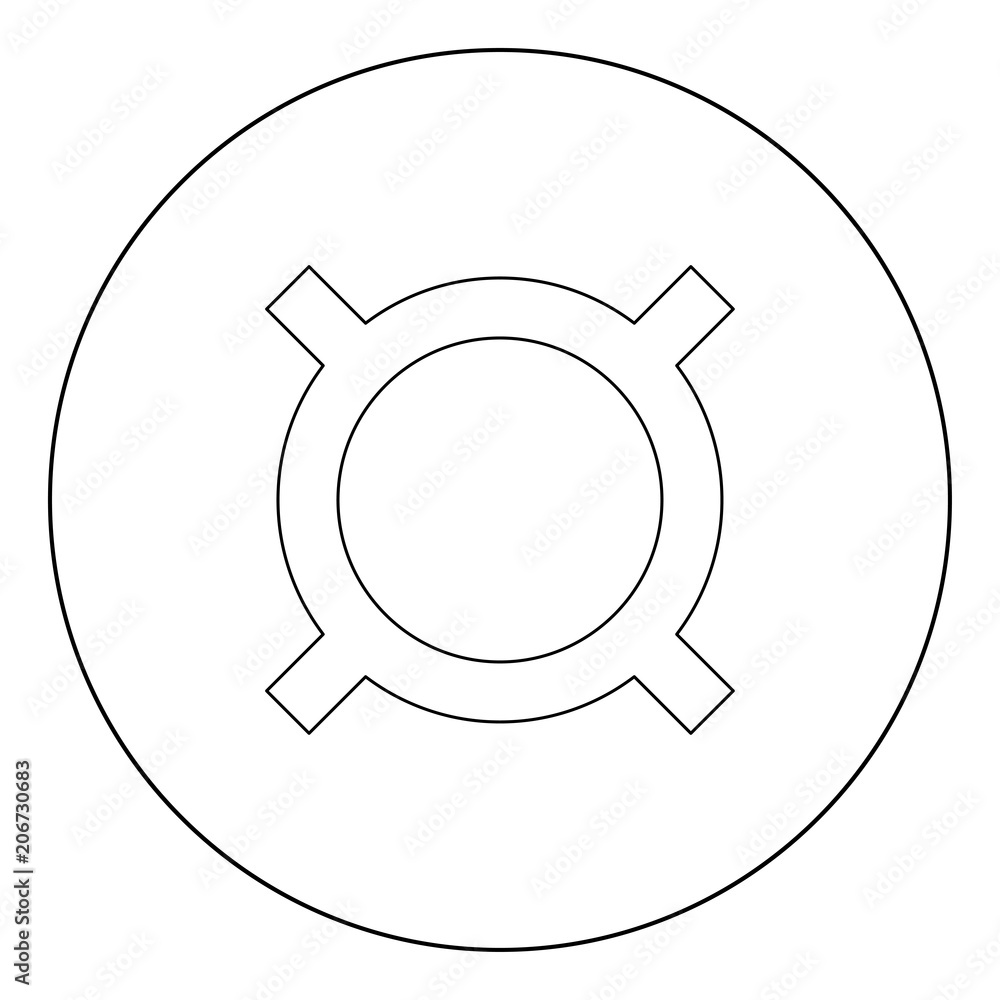 Computer symbol any currency icon black color in circle Computer symbol any currency icon black color in circle
