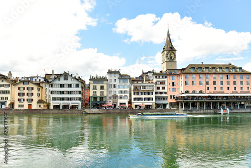 Switzerland Zurich. April 30, 2018. Sights of the city of Zurich.