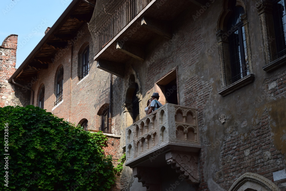 Verona - balcone di Giulietta e Romeo