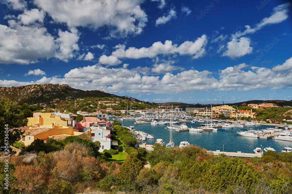 Marina of Porto Cervo, Emerald Coast, Sardinia, Italy Marina of Porto Cervo, Emerald Coast, Sardinia, Italy