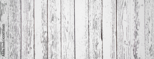 Old white wooden planks
