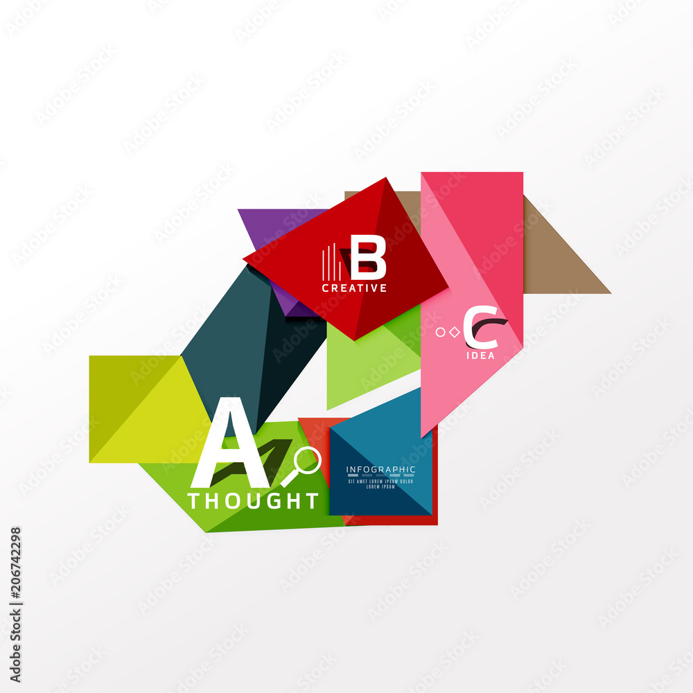 Infographic option banner Infographic option banner