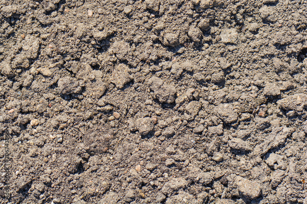 Ground textured surface background under bright sunlight closeup texture Ground textured surface background under bright sunlight closeup texture