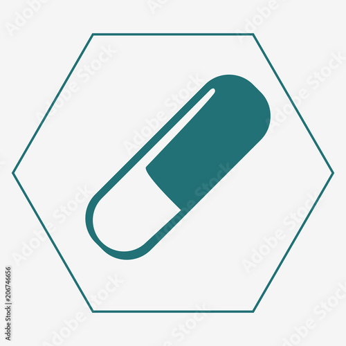 medicine icon,pills icon vector photo