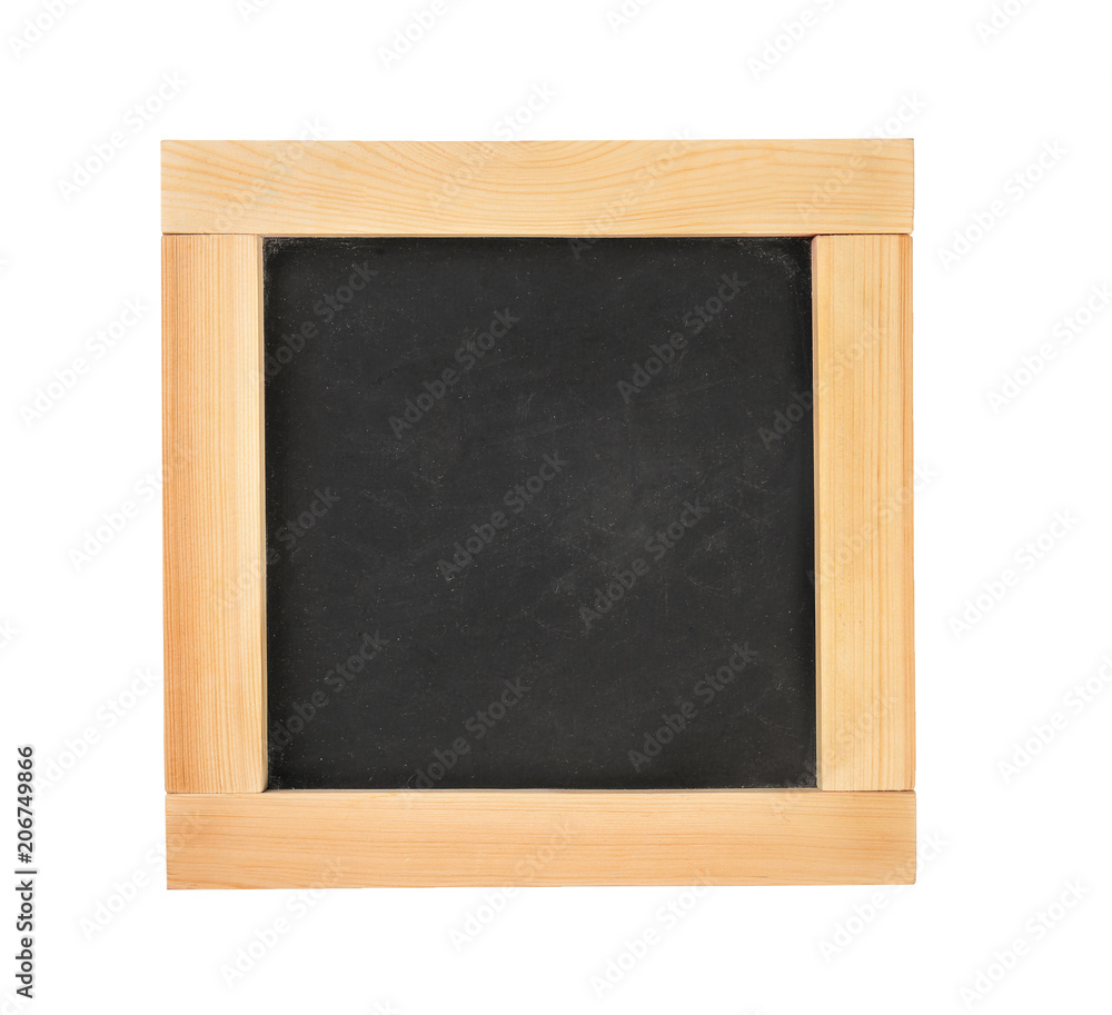 Small clean chalkboard on white background Small clean chalkboard on white background