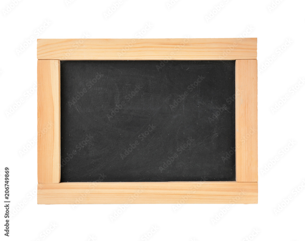 Small clean chalkboard on white background Small clean chalkboard on white background