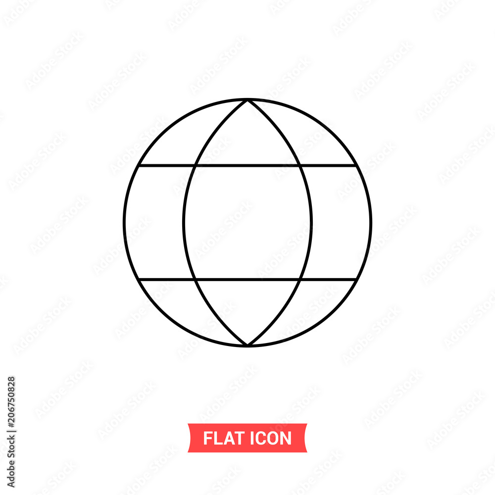 Web vector icon, globe symbol. Simple illustration for web or mobile app Web vector icon, globe symbol. Simple illustration for web or mobile app