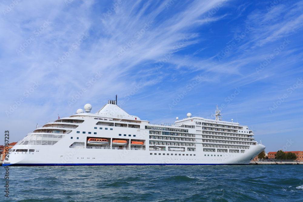 Small Luxury Cruise Ship in Venice