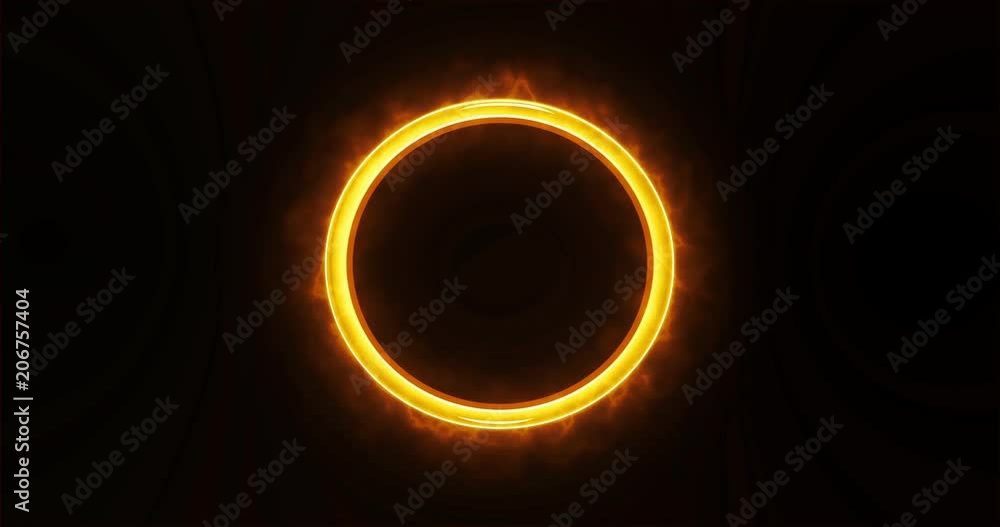 Gold Metal Ring with Glitter and Smoke Gold Metal Ring with Glitter and Smoke