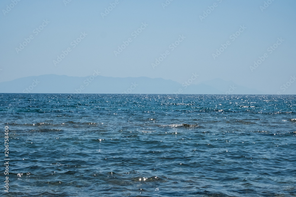 Fototapeta premium Sea Surface on a Sunny Day