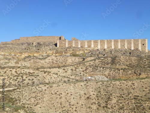 Bílbilis, ciudad prerromana y romana de la península ibérica situada a orillas del río Jalón, en la localidad de Huérmeda, a escasos kilómetros de Calatayud en Aragon (España) photo