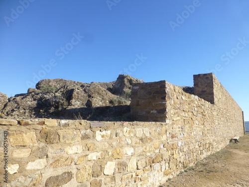 Bílbilis, ciudad prerromana y romana de la península ibérica situada a orillas del río Jalón, en la localidad de Huérmeda, a escasos kilómetros de Calatayud en Aragon (España) photo