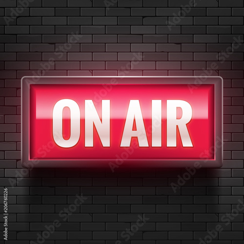 фотографія ON AIR studio light sign