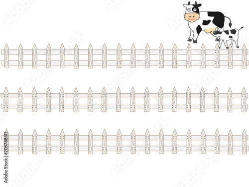 酪農のタイトルフレーム。