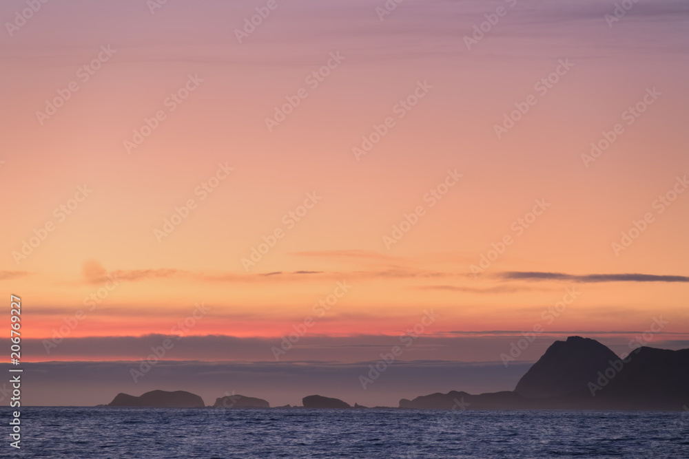 Sunrise, South Georgia Island, Antarctic