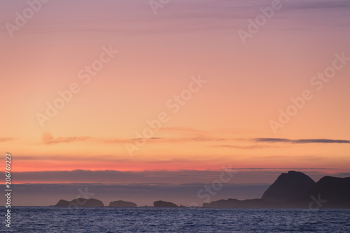 Sunrise, South Georgia Island, Antarctic