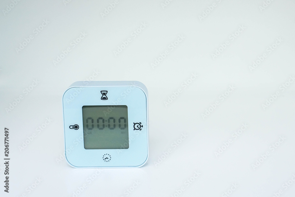 isolated blue cutestopwatch timer for setting in cooking isolated blue cutestopwatch timer for setting in cooking