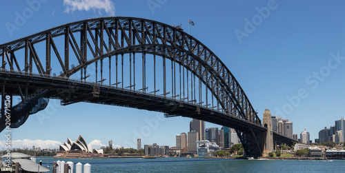 Panoramic view of Sydney skyline and harbour, Sydney, New South Wales, Australia © Michael Evans