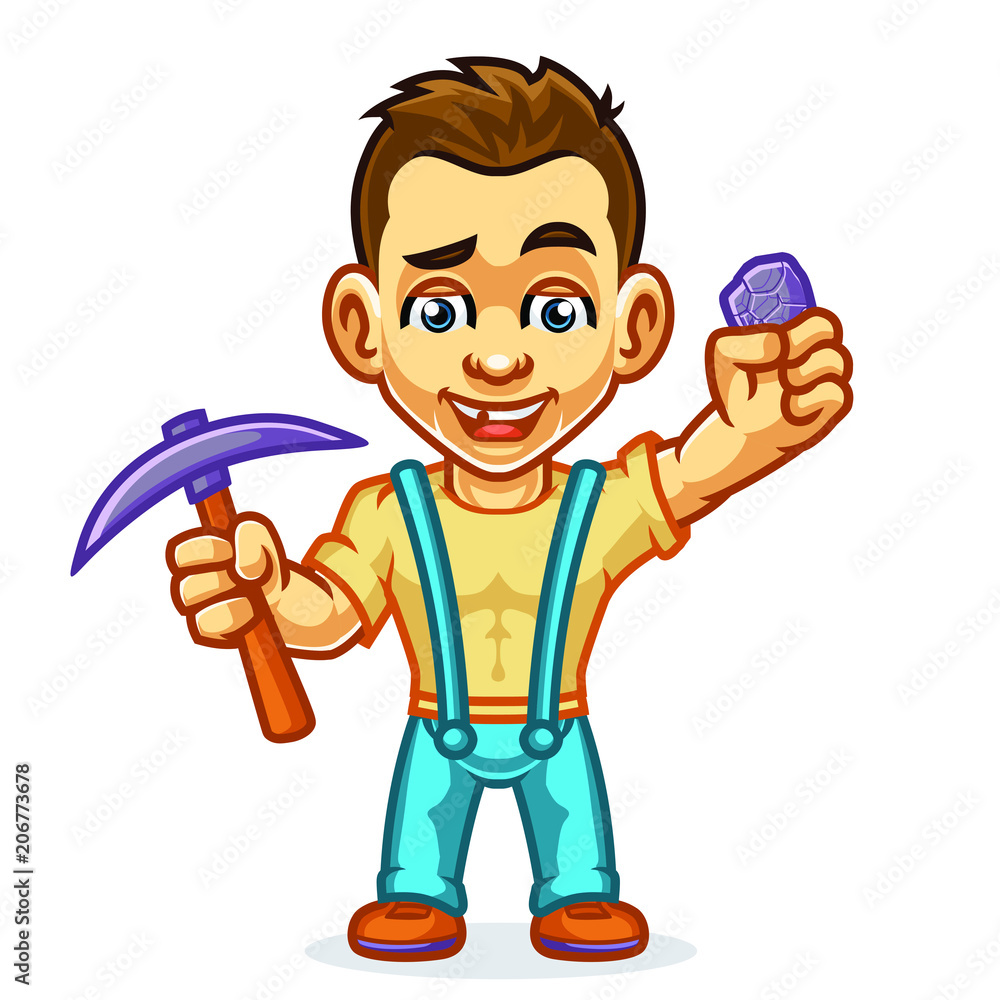 Farmer Miners Mascot Design Vector Farmer Miners Mascot Design Vector