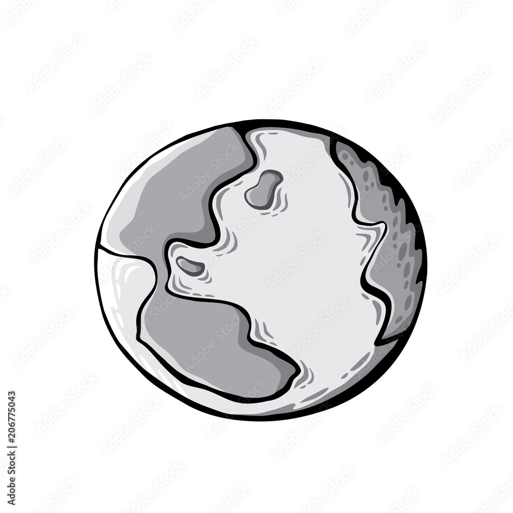 Earth drawing on white background. World map or globe in doodles style. Environment design for earth day. Earth drawing on white background. World map or globe in doodles style. Environment design for earth day.