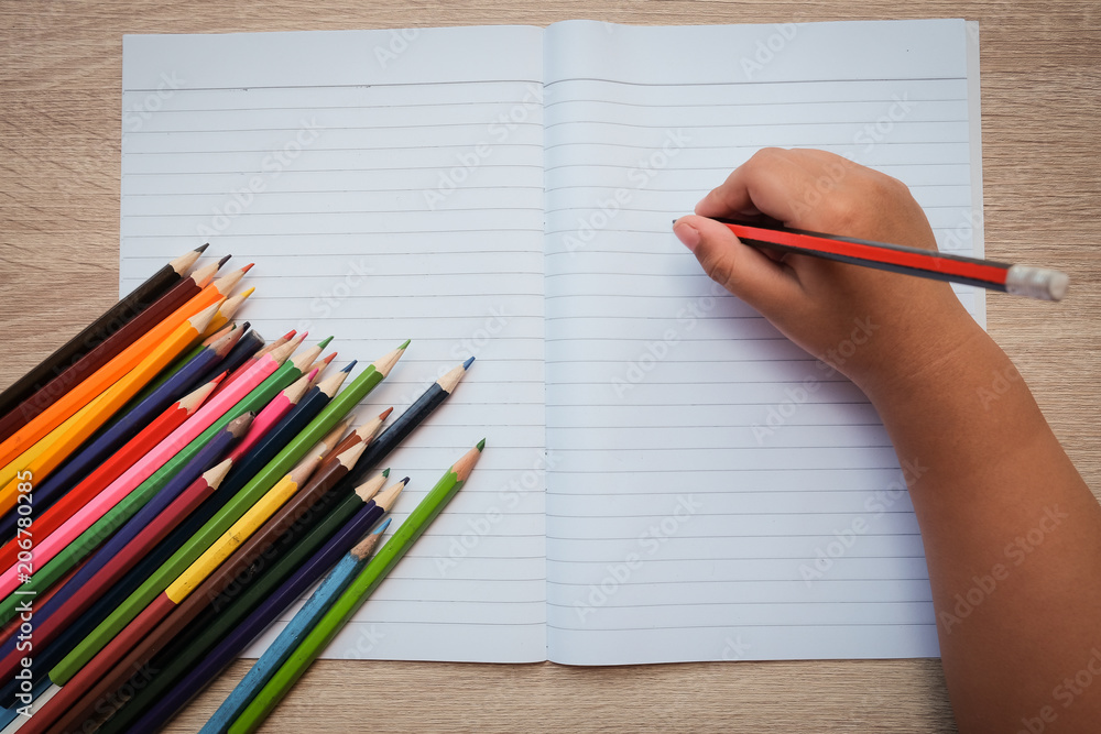 Boys, pencils, crayons, and paper. Boys, pencils, crayons, and paper.