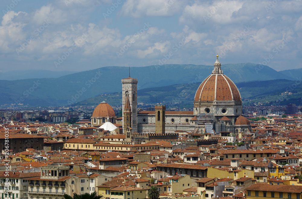 Florence Duomo - view from Michelangelo hill
