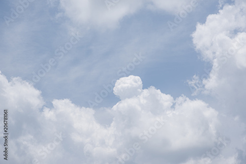 Fototapeta Naklejka Na Ścianę i Meble -  Blue sky with clouds natural view,